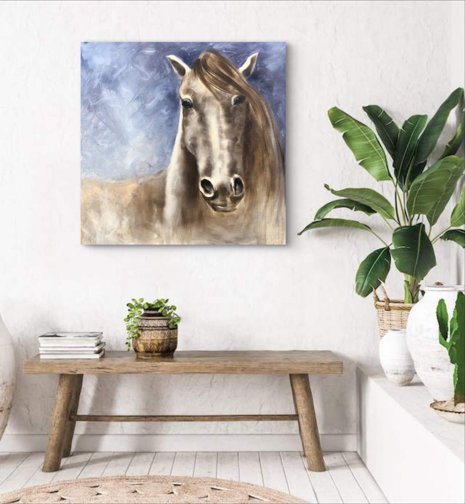 Deng Ren 438 Horse 39x39" - Image 3