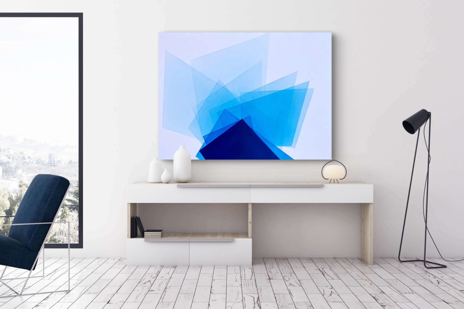 Gene Guo 035 Abstract (1) 35x47" - Image 2