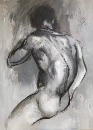 Haiquan 050 male nude 35x47